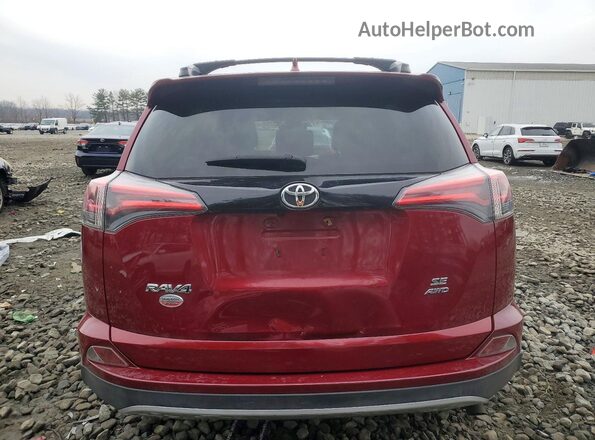 JTMJFREVXJD253123 2018 TOYOTA RAV4 Red უკანა ხედი