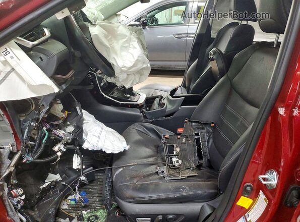 JTMN1RFV3KD516147 2019 TOYOTA LIMITED Red Front interior view