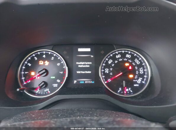 JTMP1RFV7KD012791 2019 TOYOTA LE White უკანა სავარძლების ხედი