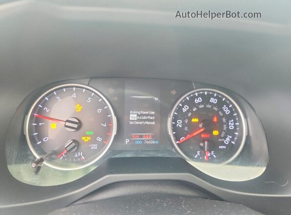 JTMP1RFV9KD038292 2019 TOYOTA LE Green Вид щитка приладів