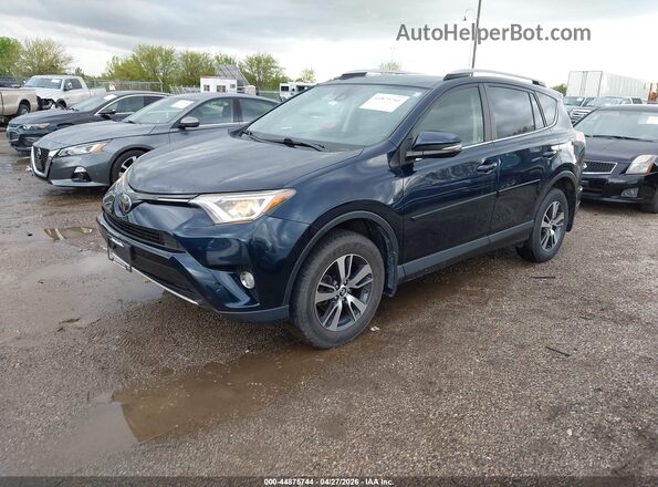 JTMRFREV8HJ172121 2017 TOYOTA LE Синий Передняя левая четверть