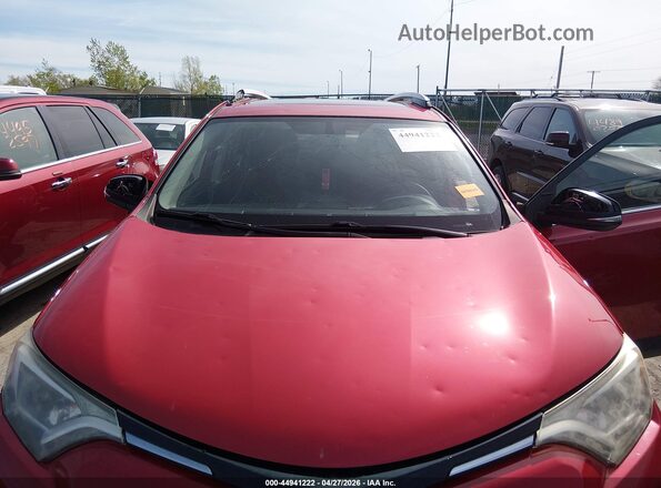 JTMWFREV5GJ075542 2016 TOYOTA LE Red Widok z przodu