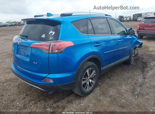 JTMWFREV7JJ166481 2018 TOYOTA LE Blue Trasero derecho