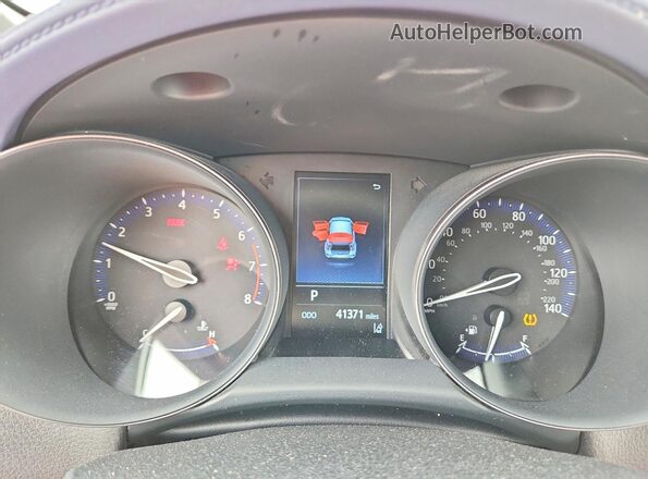 JTNKHMBX5M1107995 2021 TOYOTA LE Black Вид щитка приладів