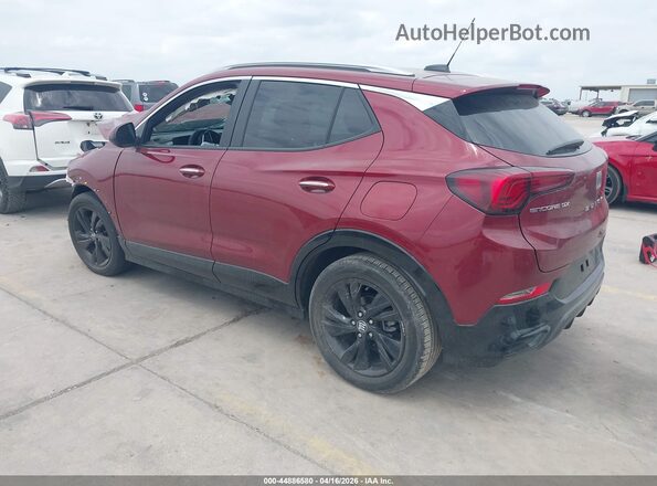 KL4AMDSL0RB021482 2024 BUICK ENCORE Burgundy უკანა მარცხენა