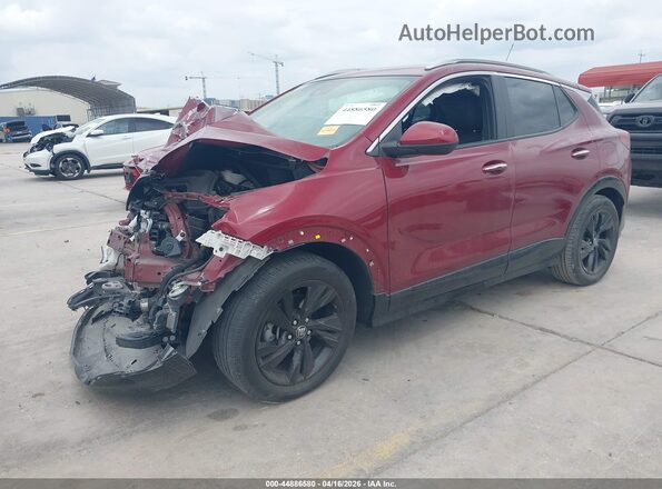 KL4AMDSL0RB021482 2024 BUICK ENCORE Burgundy წინა მარცხენა ხედი სამი მეოთხედიდან