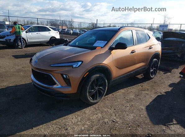 KL4AMDSL2RB100782 2024 BUICK ENCORE Orange Առջևի ձախ երեք քառորդ տեսարան