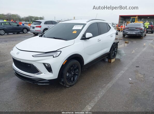 KL4AMDSL4RB088134 2024 BUICK ENCORE White Vista tres cuartos delantera izquierda