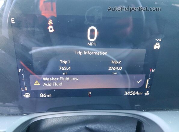 KL4AMESL1RB126070 2024 BUICK ENCORE White Widok zestawu wskaźników