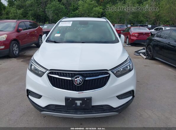 KL4CJASB1LB007802 2020 BUICK ENCORE White Instrument cluster view