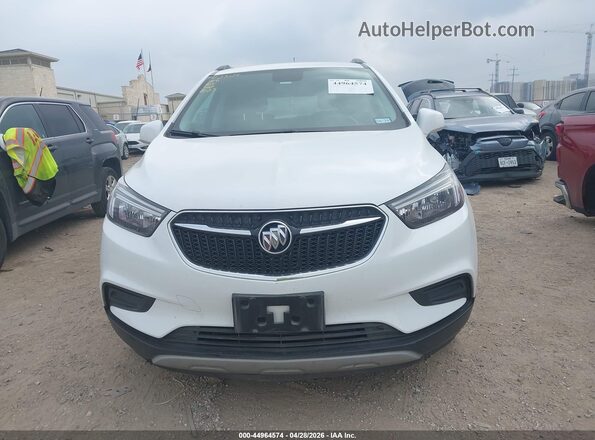 KL4CJASB2LB347279 2020 BUICK ENCORE White Вид щитка приладів