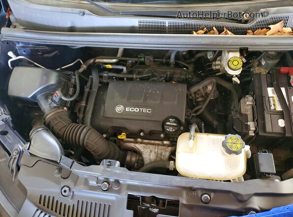 KL4CJASB3KB768801 2019 BUICK ENCORE Blue Engine compartment view