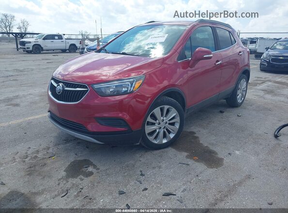 KL4CJASB5JB653681 2018 BUICK ENCORE Red Передня ліва чверть