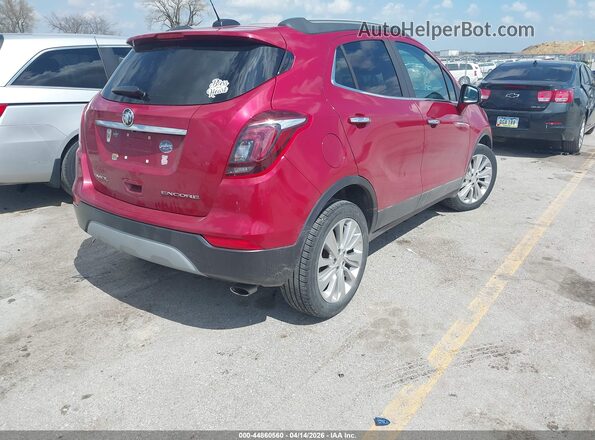 KL4CJASB5JB653681 2018 BUICK ENCORE Red Задня права чверть