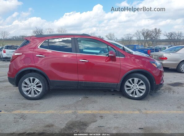 KL4CJASB5JB653681 2018 BUICK ENCORE Red Вид задньої частини салону