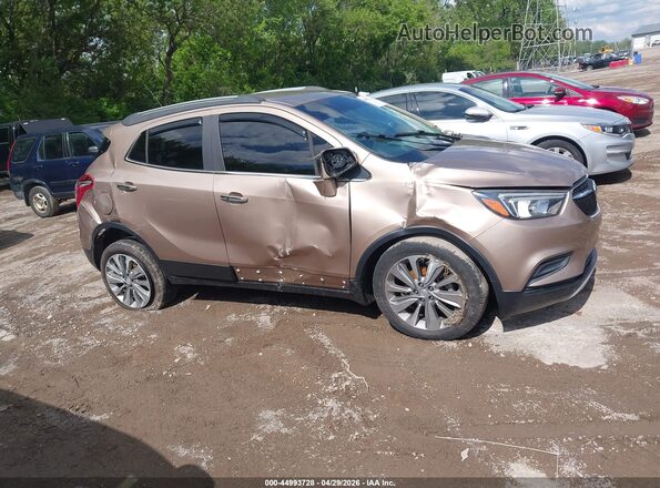 KL4CJASB5JB662476 2018 BUICK ENCORE Brown Вид щитка приладів
