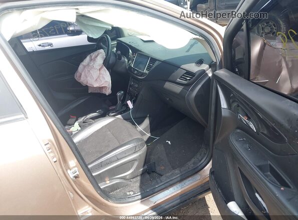 KL4CJASB5JB662476 2018 BUICK ENCORE Brown Вид салону спереду