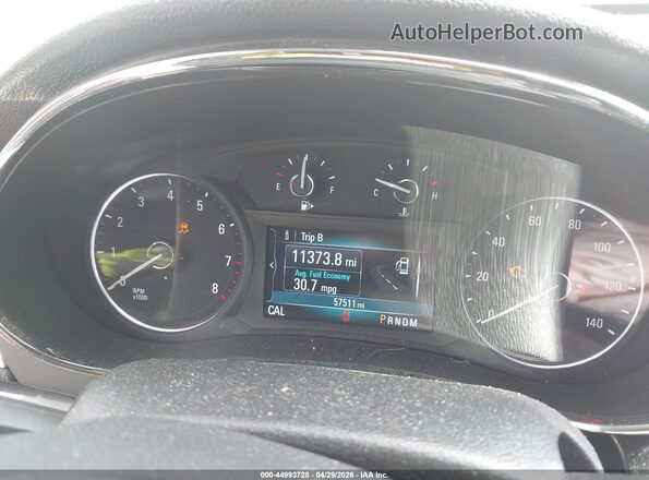 KL4CJASB5JB662476 2018 BUICK ENCORE Brown Вид задніх сидінь