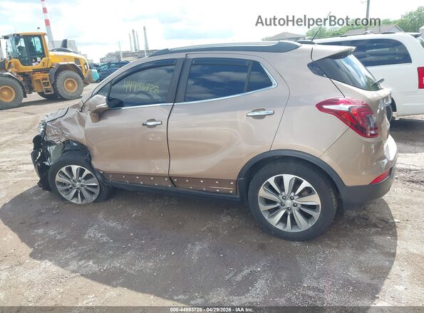 KL4CJASB5JB662476 2018 BUICK ENCORE Brown Вид задньої частини салону
