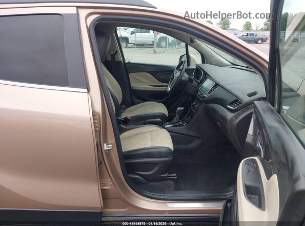 KL4CJASB6KB701867 2019 BUICK ENCORE Gold Widok wnętrza z przodu