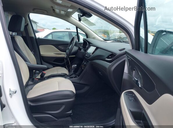 KL4CJASB7JB558961 2018 BUICK ENCORE White წინა სალონის ხედი