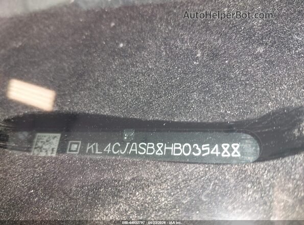 KL4CJASB8HB035488 2017 BUICK ENCORE Gray Вид підкапотного простору