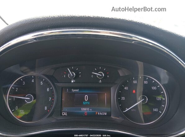 KL4CJASB8KB742002 2019 BUICK ENCORE White Vista de los asientos traseros