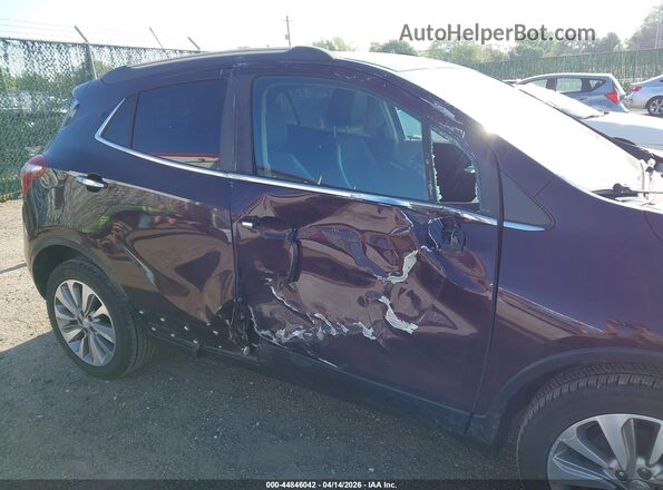 KL4CJASB9JB523404 2018 BUICK ENCORE Purple Widok z przodu