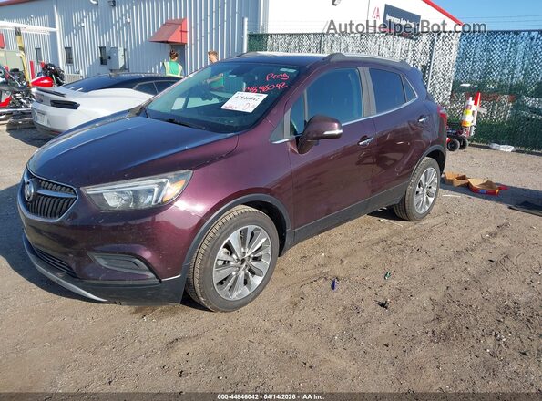 KL4CJASB9JB523404 2018 BUICK ENCORE Purple Przód lewy