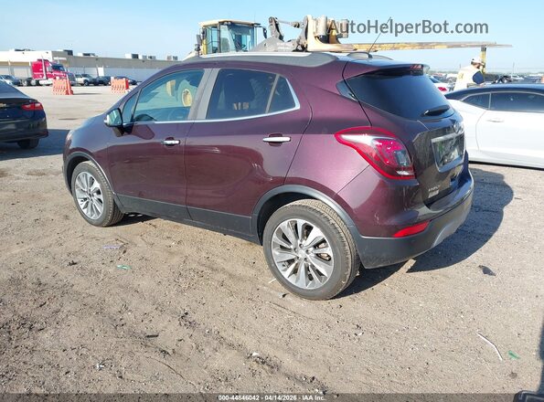 KL4CJASB9JB523404 2018 BUICK ENCORE Purple Tył lewy