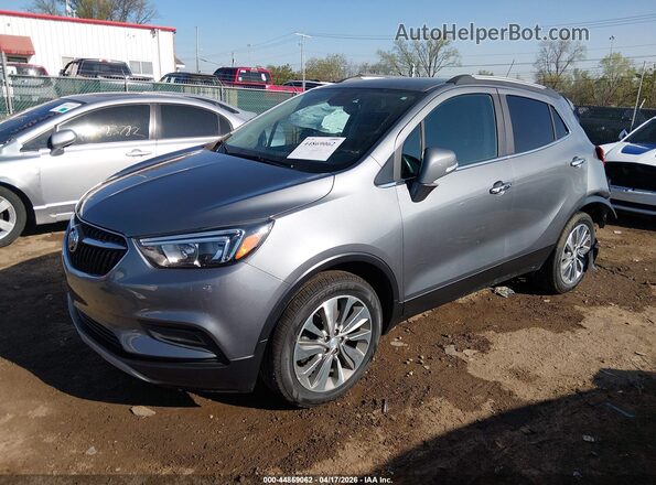 KL4CJASB9KB961499 2019 BUICK ENCORE Silver Front left