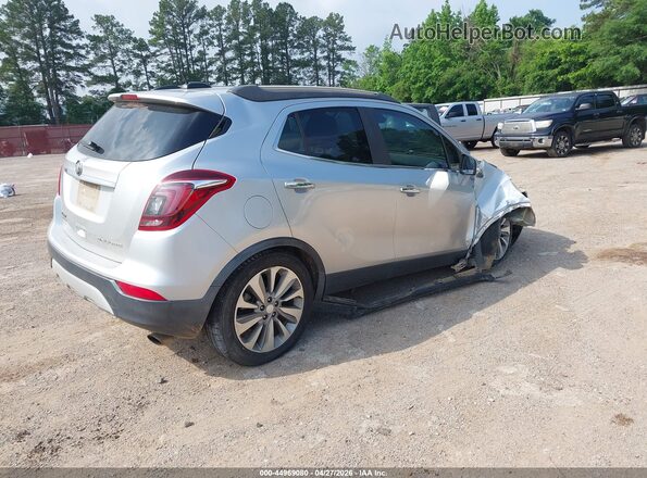 KL4CJASBXJB715401 2018 BUICK ENCORE Серебряный Задняя правая четверть