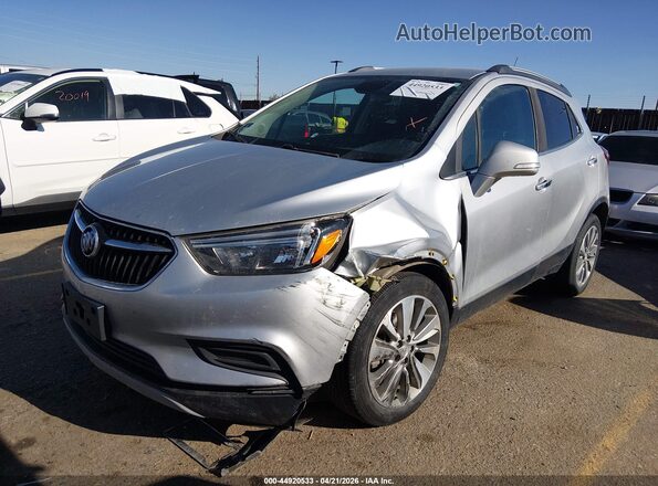 KL4CJESB6HB154499 2017 BUICK ENCORE Gray წინა მარცხენა ხედი სამი მეოთხედიდან