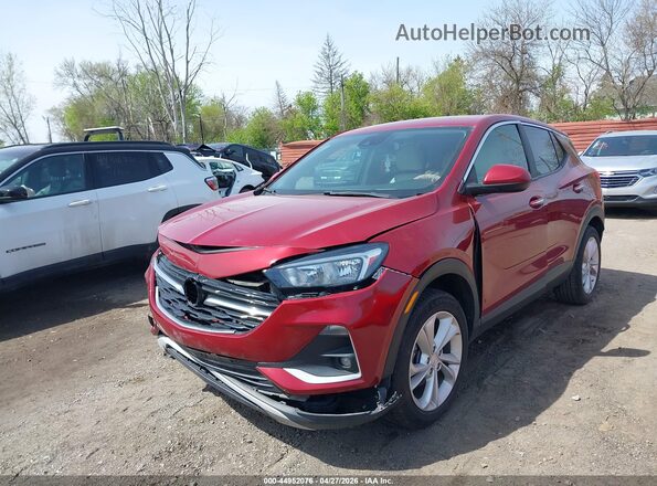 KL4MMBS23MB147207 2021 BUICK ENCORE Red Vista tres cuartos delantera izquierda