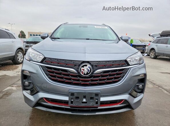 KL4MMCSL0MB105897 2021 BUICK ENCORE Silver Вид спереду