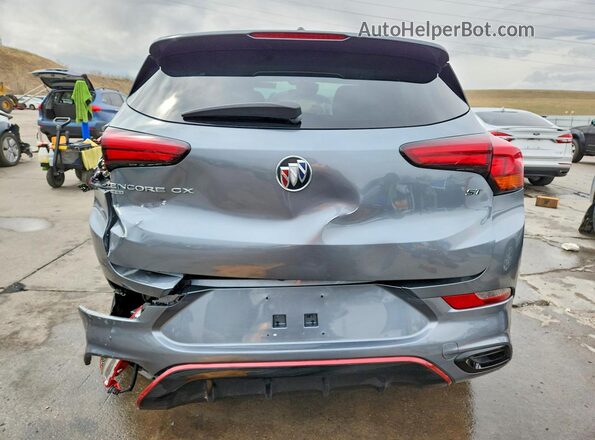 KL4MMCSL0MB105897 2021 BUICK ENCORE Silver Вид ззаду
