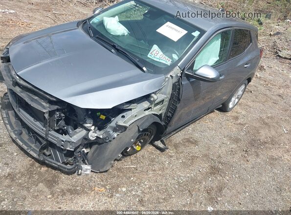 KL4MMCSL0NB014761 2022 BUICK ENCORE Gray Vista tres cuartos delantera izquierda