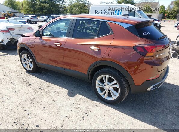 KL4MMCSL1MB118934 2021 BUICK ENCORE Orange Trasero izquierdo