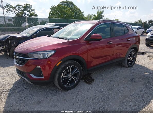 KL4MMDS22LB119926 2020 BUICK ENCORE Burgundy Առջևի ձախ երեք քառորդ տեսարան