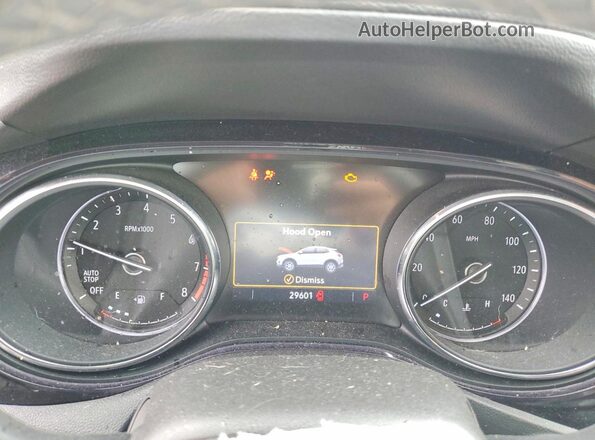 KL4MMDS27NB102185 2022 BUICK ENCORE Black Widok zestawu wskaźników