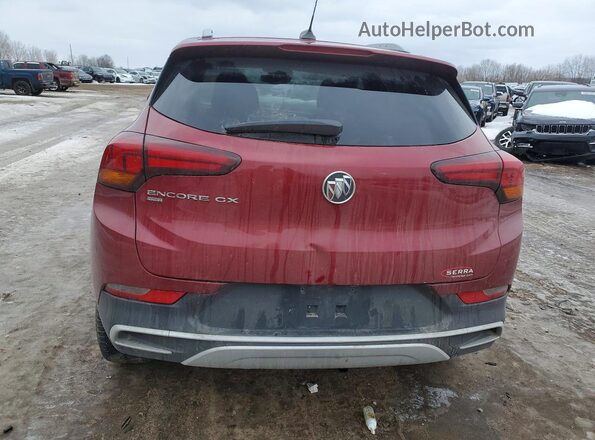 KL4MMESL9MB052693 2021 BUICK ENCORE Red Rear view