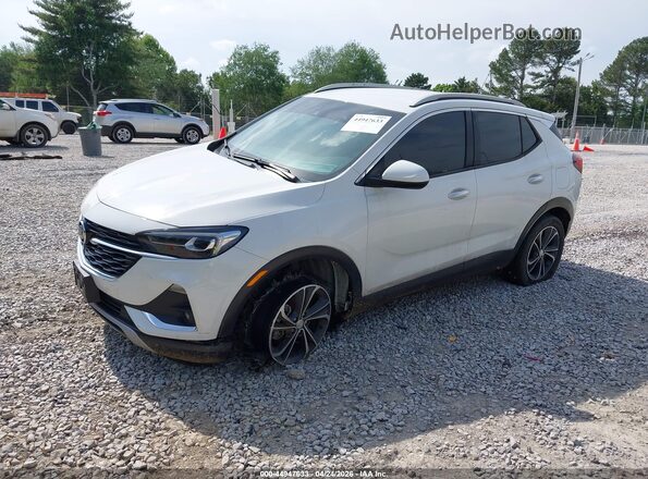 KL4MMFS25LB125702 2020 BUICK ENCORE White წინა მარცხენა ხედი სამი მეოთხედიდან