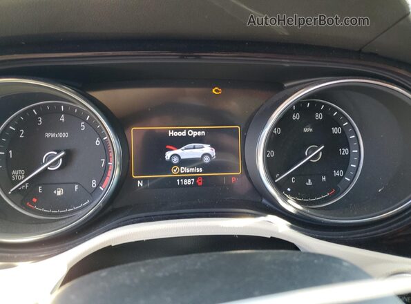 KL4MMFSL7PB022490 2023 BUICK ENCORE Silver Instrument cluster view