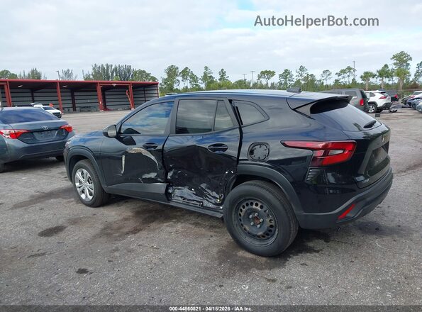 KL77LFE28RC123038 2024 CHEVROLET TRAX Черный Задняя левая четверть
