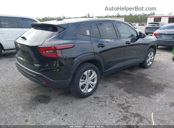 KL77LFE28RC123038 2024 CHEVROLET TRAX Черный Задняя правая четверть