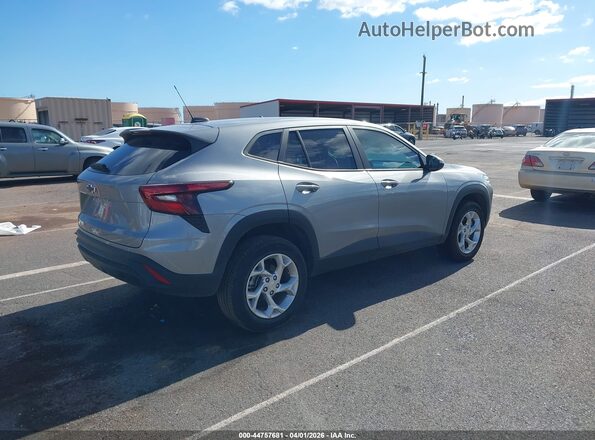 KL77LFEP1SC155119 2025 CHEVROLET TRAX Silver Rear right