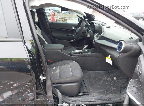 KL77LFEP2SC165383 2025 CHEVROLET TRAX Black Widok wnętrza z przodu