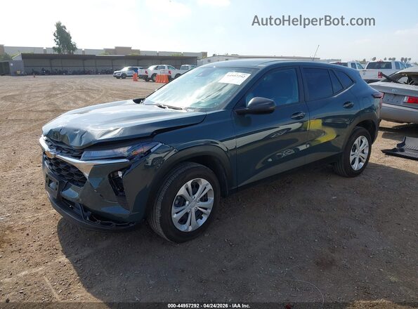 KL77LFEP2SC267847 2025 CHEVROLET TRAX Gray Առջևի ձախ երեք քառորդ տեսարան