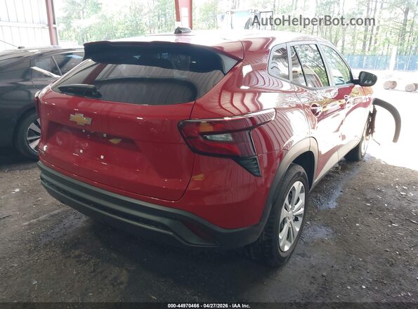 KL77LFEP7TC009387 2026 CHEVROLET TRAX Red უკანა მარჯვენა
