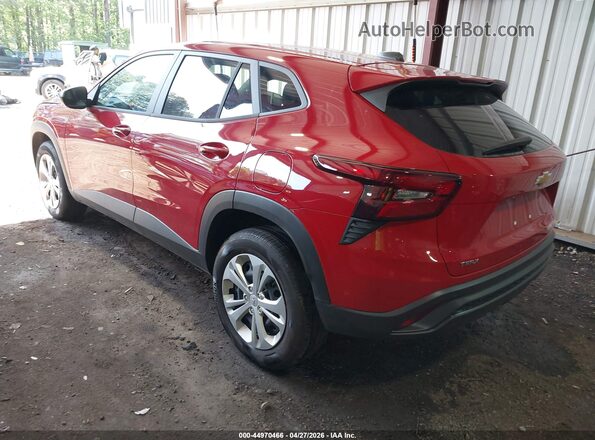 KL77LFEP7TC009387 2026 CHEVROLET TRAX Red უკანა მარცხენა